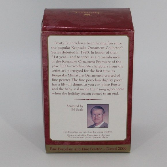 Hallmark Frosty Friends Igloo Keepsake Ornament @ 2000 - Picture 2 of 2